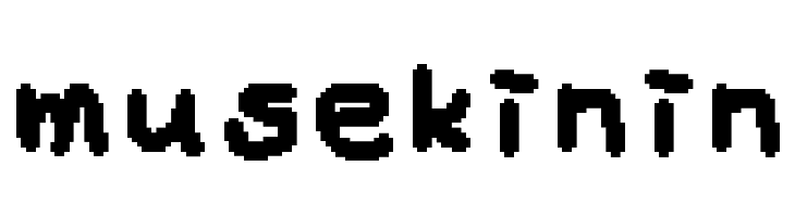 musekinin  font caratteri gratis