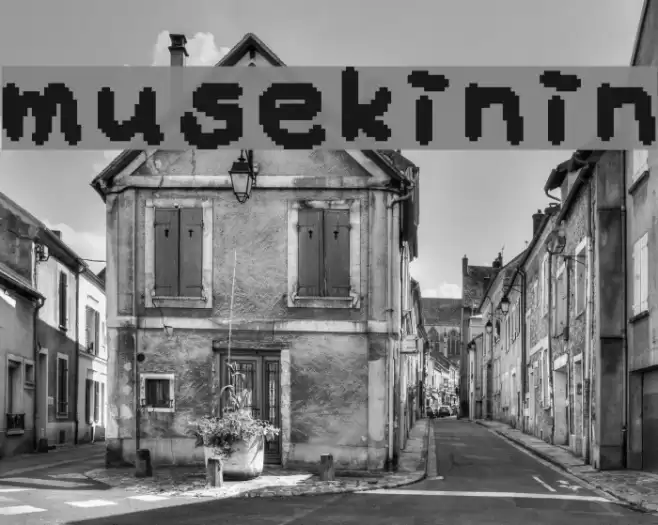 musekinin Font examples