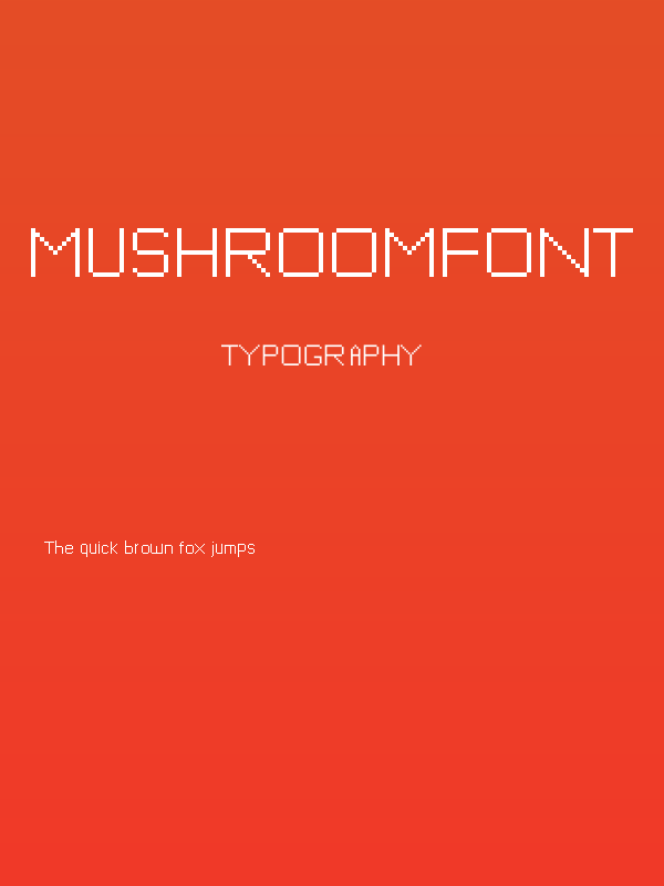mushroomfont Poster