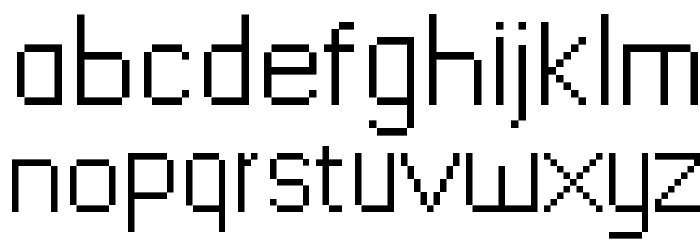 mushroomfont Font LOWERCASE