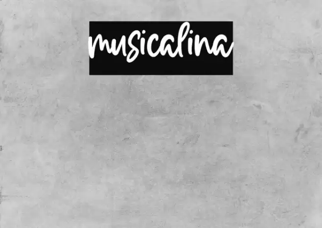 musicalina Font examples