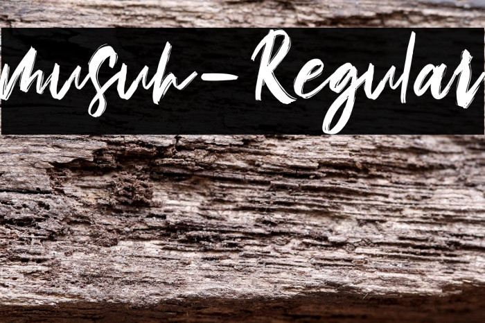 musuh-Regular Example 1