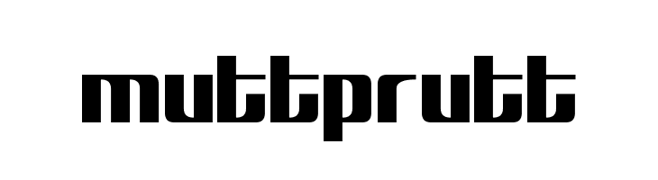 muttprutt  Frei Schriftart Herunterladen