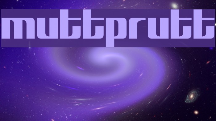 muttprutt Font examples