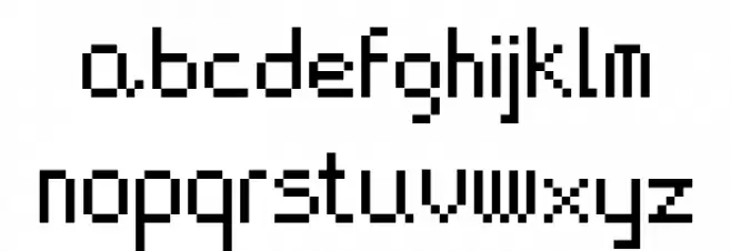 muzalemova Regular خط أحرف صغيرة