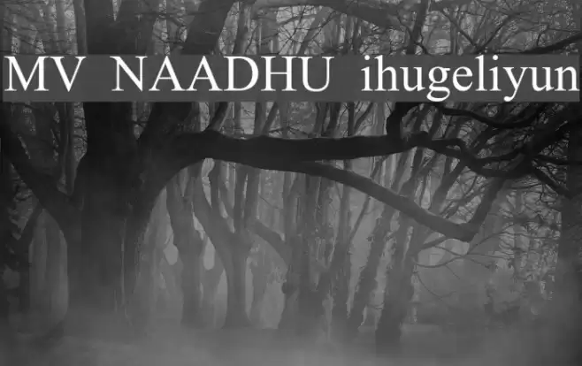 MV NAADHU ihugeliyun Font examples