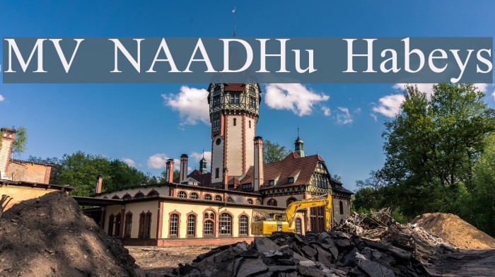 MV NAADHu Habeys Font examples