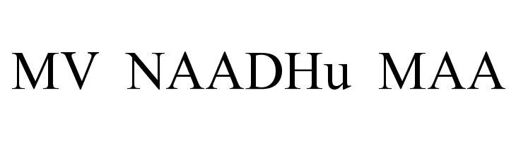 MV NAADHu MAA Font