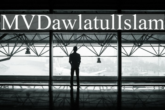 MVDawlatulIslam Font examples