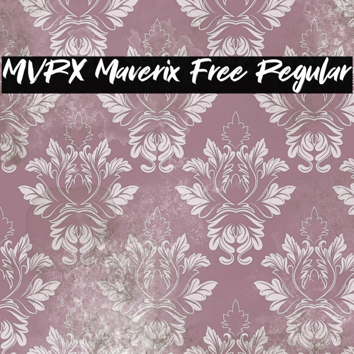MVRX Maverix Free Regular Example 2