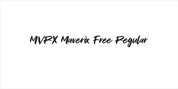 MVRX Maverix Free Regular Logo