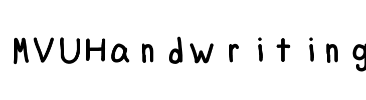MVUHandwriting Font