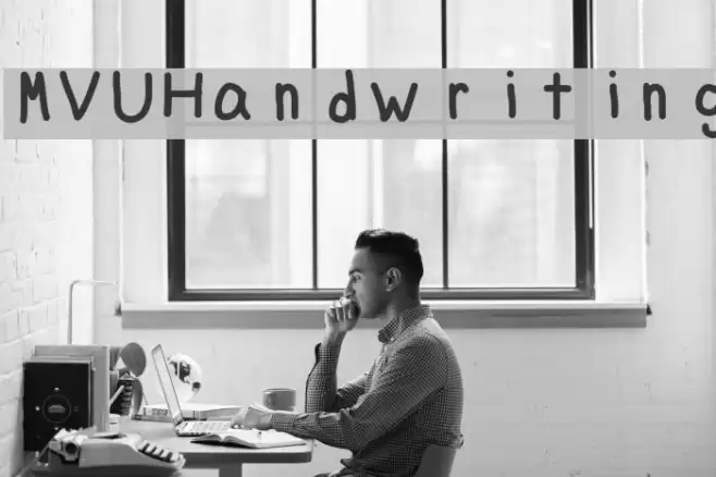 MVUHandwriting Font examples