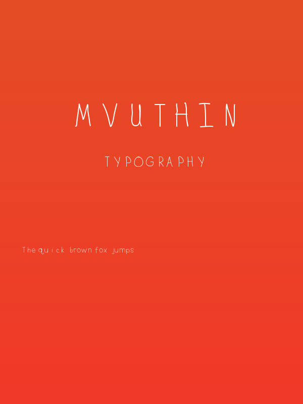 MVUThin Poster