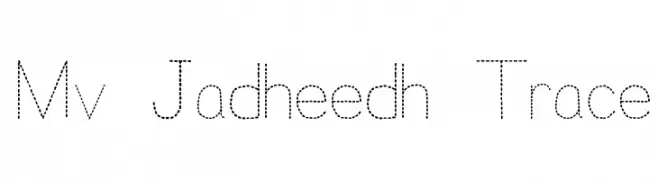 Mv Jadheedh Trace  Descarca Fonturi Gratis