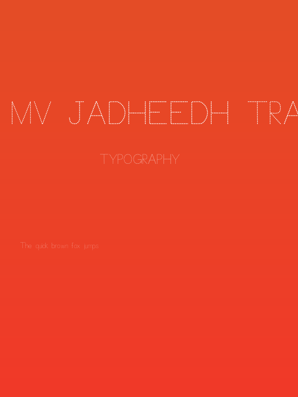 Mv Jadheedh Trace Poster