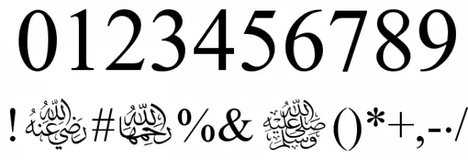 Mv Jadheedh Font OTHER CHARS