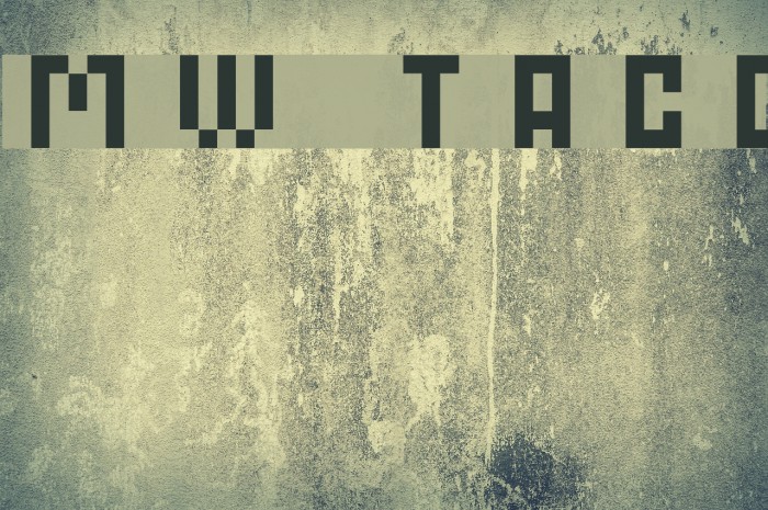 MW TACO Font examples