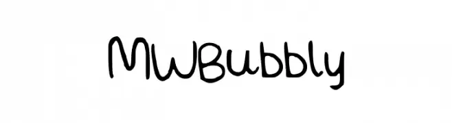 MWBubbly  Fuentes Gratis Descargar