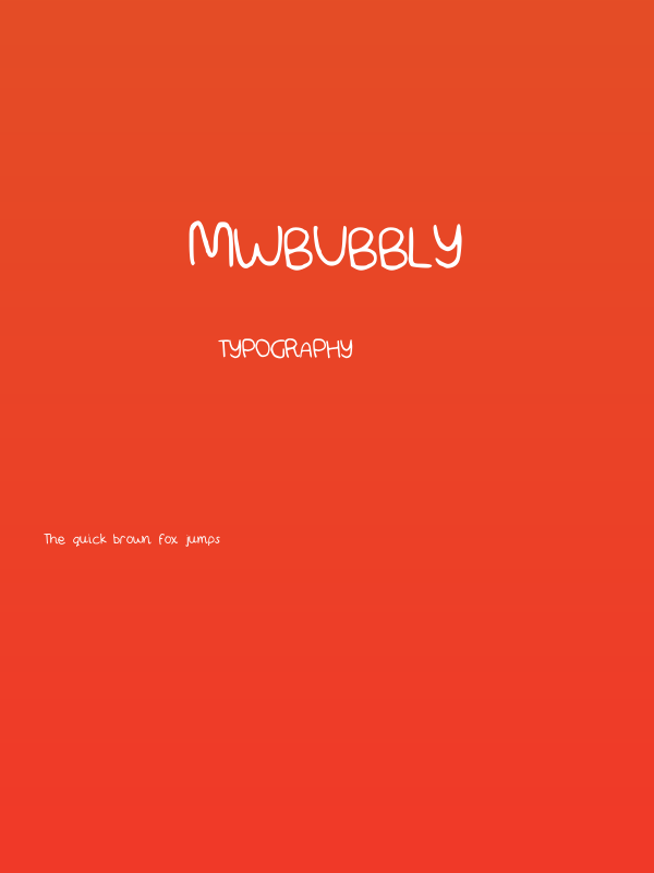 MWBubbly Poster