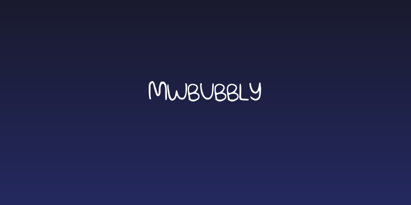 MWBubbly Social Header