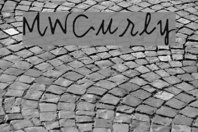 MWCurly Font examples