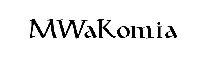 MWaKomia  font caratteri gratis