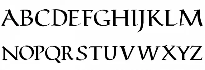 MWaKomia Font UPPERCASE