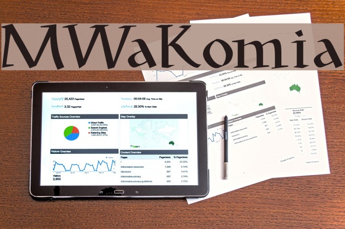 MWaKomia Font examples