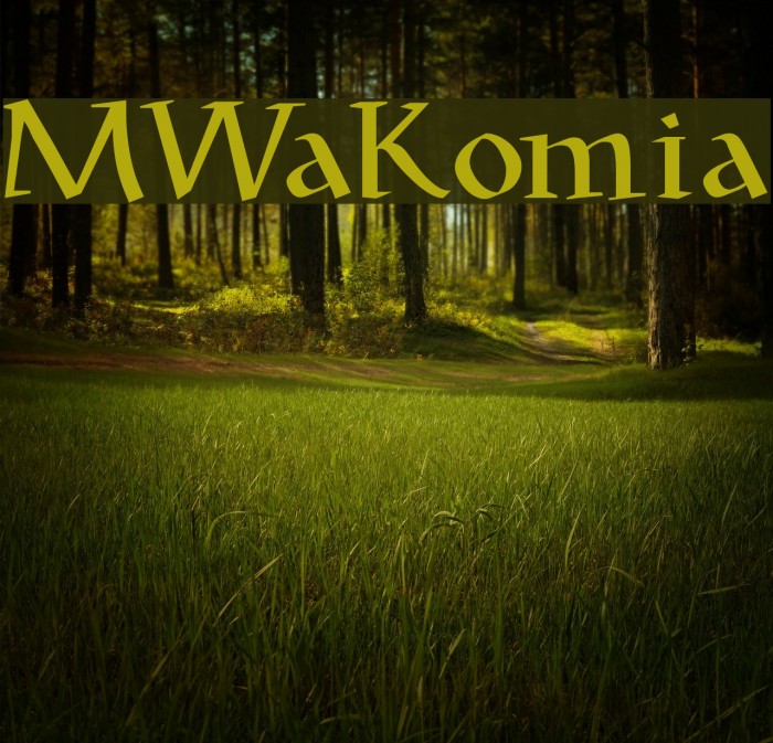 MWaKomia Font examples