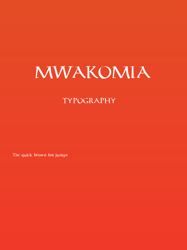 MWaKomia Poster