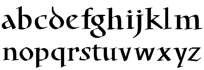 MWaKomia Font LOWERCASE