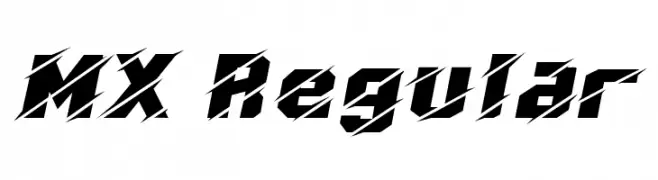 MX Regular  Скачать бесплатные шрифты