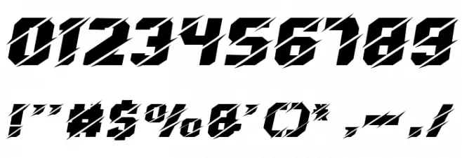 MX Regular Font OTHER CHARS