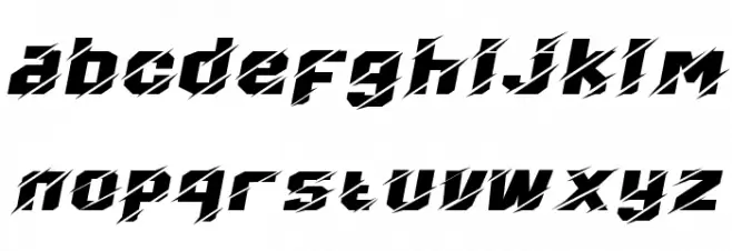 MX Regular Caratteri MINUSCOLO