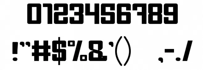 MY GOLDEN STAR Font OTHER CHARS