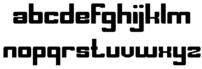 MY GOLDEN STAR Font LOWERCASE
