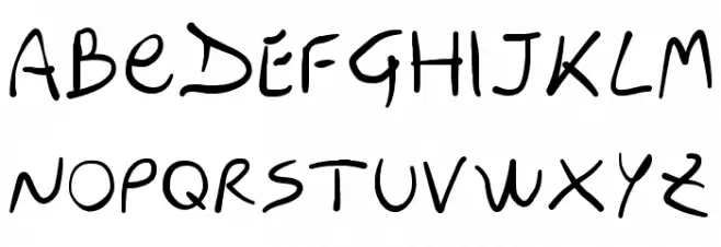 MY MUMMY'S FONT 字体 大写