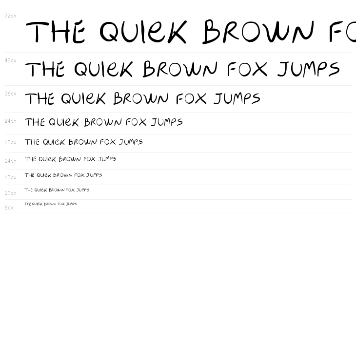 MY MUMMY'S FONT Waterfall