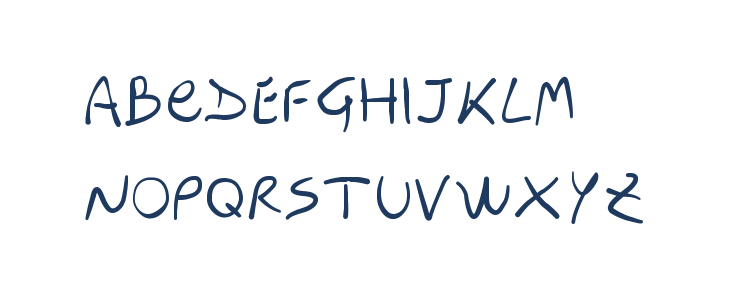 MY MUMMY'S FONT Lowercase