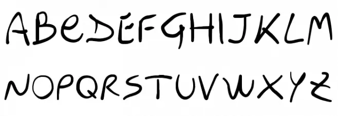 MY MUMMY'S FONT फ़ॉन्ट लोअरकेस