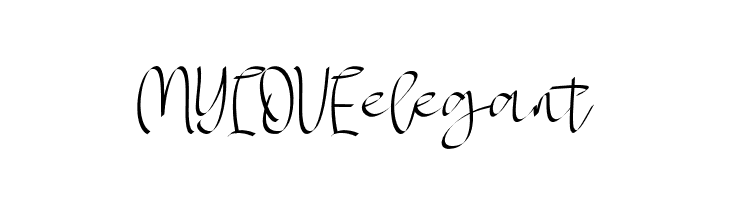MYLOVEelegant  font caratteri gratis