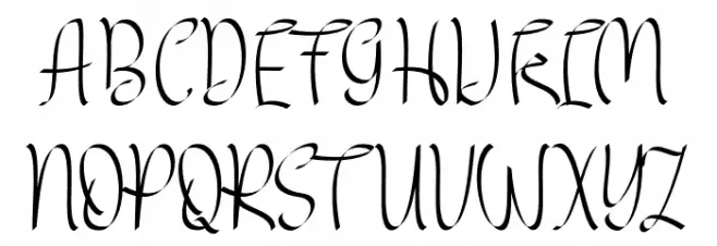 MYLOVEelegant Шрифта ВЕРХНИЙ