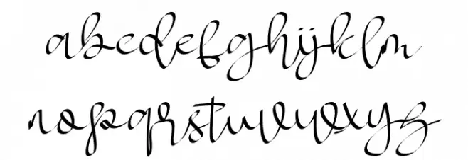 MYLOVEelegant 字体 小写