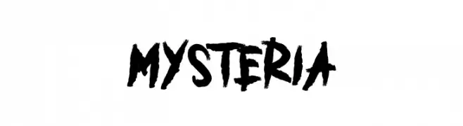 MYSTERIA  Frei Schriftart Herunterladen
