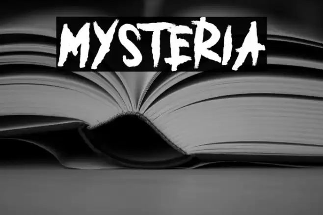 MYSTERIA Font examples