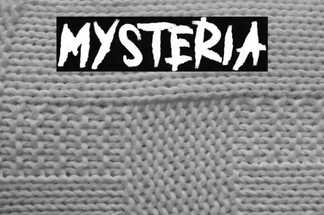 MYSTERIA Font examples