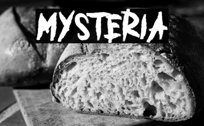 MYSTERIA Font examples