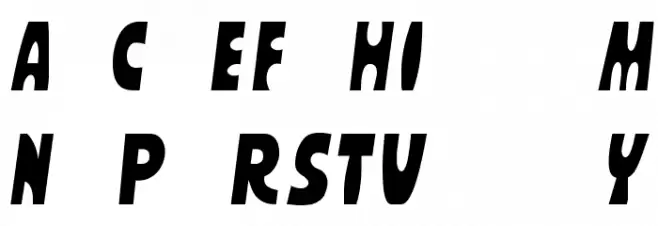 MYSTERY MACHINE Schriftart Groß