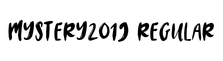 MYSTERY2019-Regular  नि: शुल्क फ़ॉन्ट्स डाउनलोड